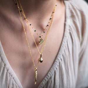 Fish Necklace-Blue Hand Home