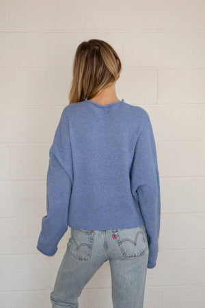 Dusty Blue Piper Cardigan-Blue Hand Home
