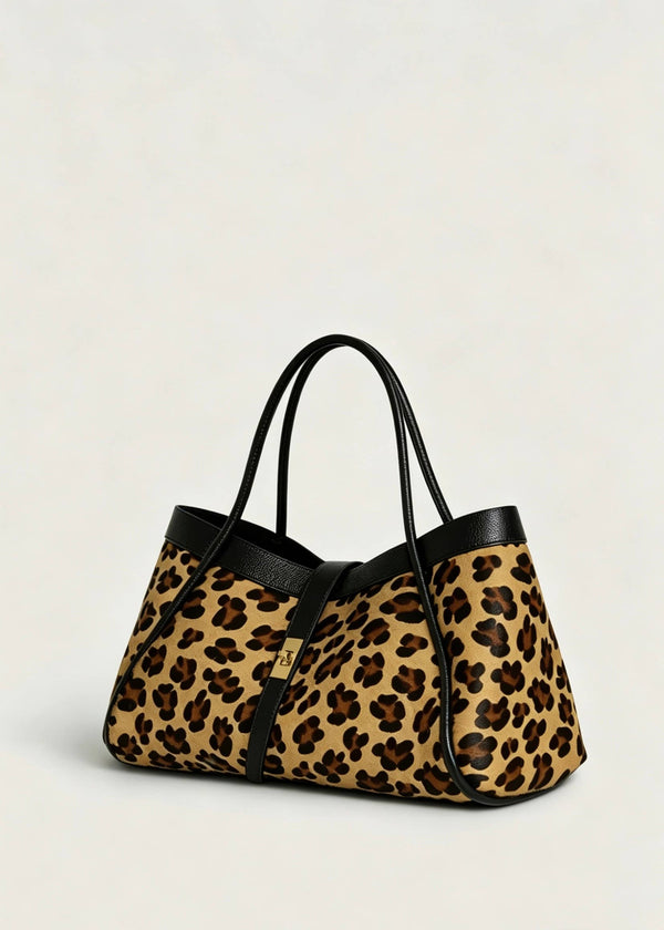 Limited Edition Genuine Calf Hair & Togo Leather Bag