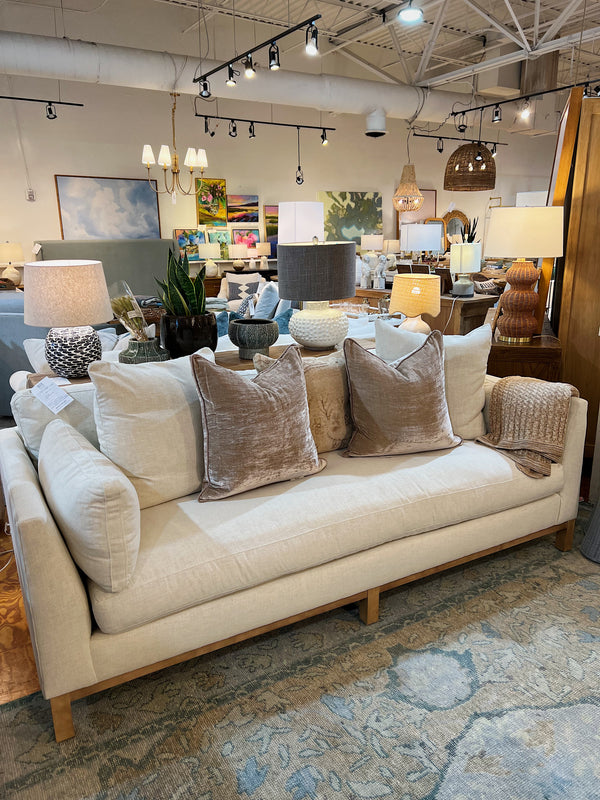 BODEN- 90" Upholstered Sofa - In Store-Blue Hand Home