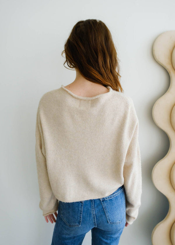 Natural Piper Cardigan-Blue Hand Home