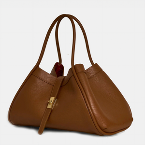 Elegant Large Genuine Leather Bag Made In Italy – 45x25x20