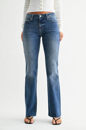 Mid Rise Bootcut - Medium Denim - Bp498j