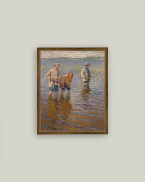 Mid-Day Fishing-Blue Hand Home