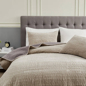 Tamara Velvet Quilt Set-Blue Hand Home
