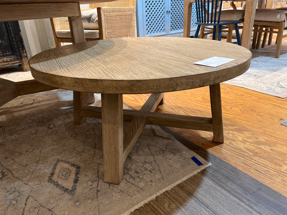 Surfside Rd 40" Coffee Table-Blue Hand Home