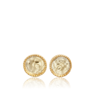 Dotty Stud Earrings - 24K Gold Plated