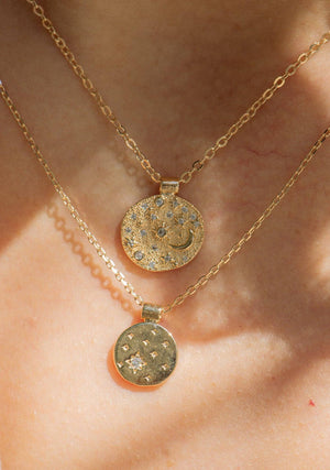 Stella Necklace-Blue Hand Home