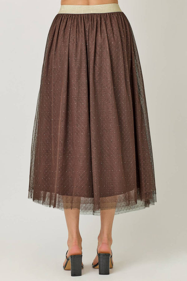 61286 Sparklet Tulle Skirt-Blue Hand Home