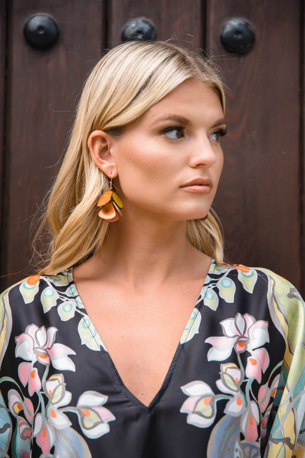 Mariposa Earrings-Blue Hand Home