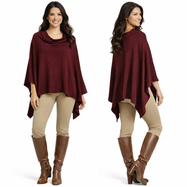 8672 - Cashmere Feel Ponchos