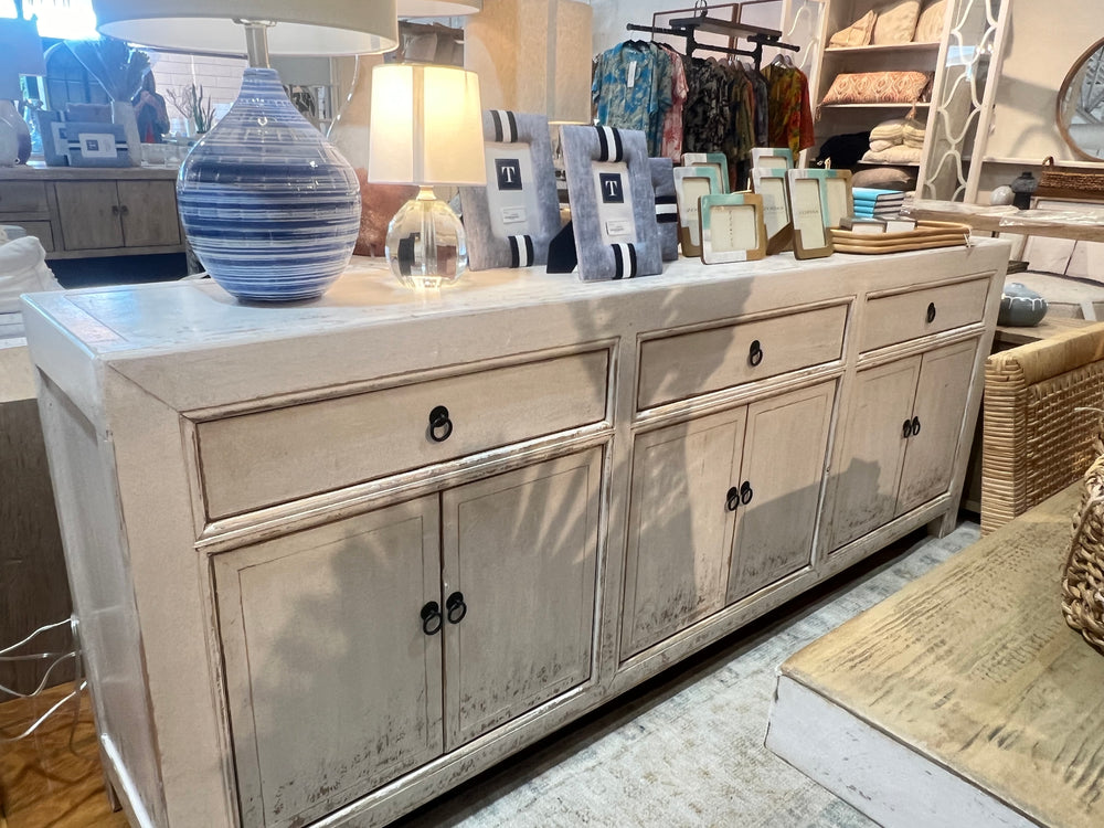 three drawer six door cabinet-Blue Hand Home