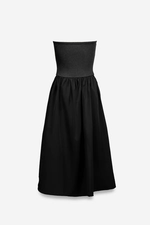 Tube Top Maxi Dress-Blue Hand Home