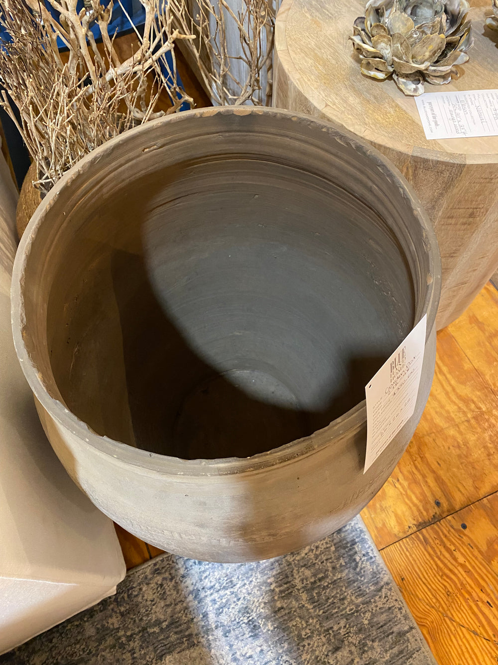 Clay Pot-Blue Hand Home