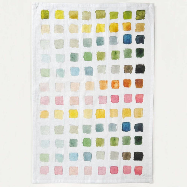 Paintswatch tea towel-Blue Hand Home