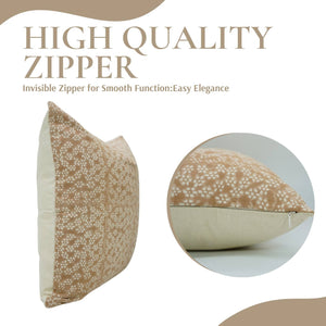 Bohemian Print Duck Canvas Pillow Cover - Ola Vrishti-Blue Hand Home