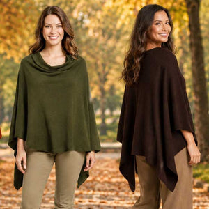 8672 - Cashmere Feel Ponchos