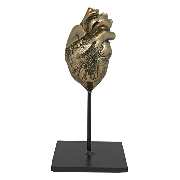 Heart, Brass and Iron-Noir Furniture-Blue Hand Home