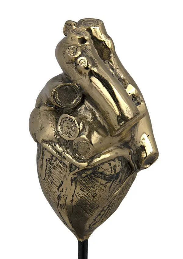 Heart, Brass and Iron-Noir Furniture-Blue Hand Home