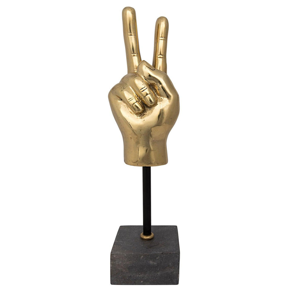 Peace Sign On Stand-Noir Furniture-Blue Hand Home
