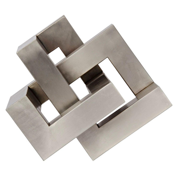 Illusion Object, Metal with Antique Silver Finish-Noir Furniture-Blue Hand Home