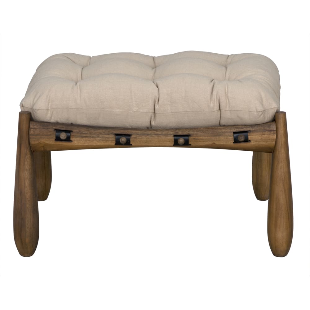 Dante Stool with cFc Upholstery-Noir Furniture-Blue Hand Home