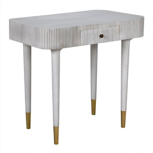 Celine Desk/Side Table-Noir Furniture-Blue Hand Home