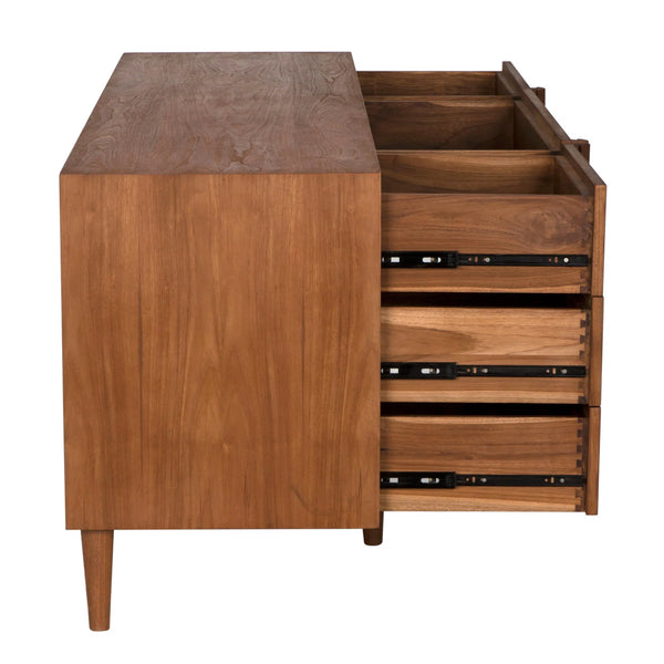 Noir Briar Dresser, Teak-Blue Hand Home