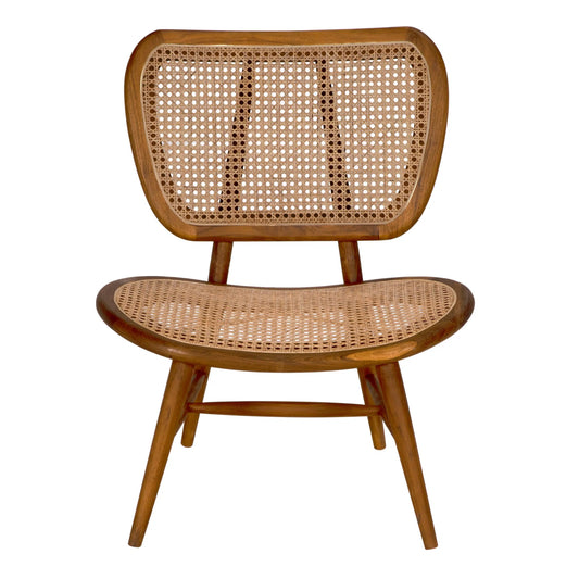 Noir Marcie Chair, Teak-Blue Hand Home