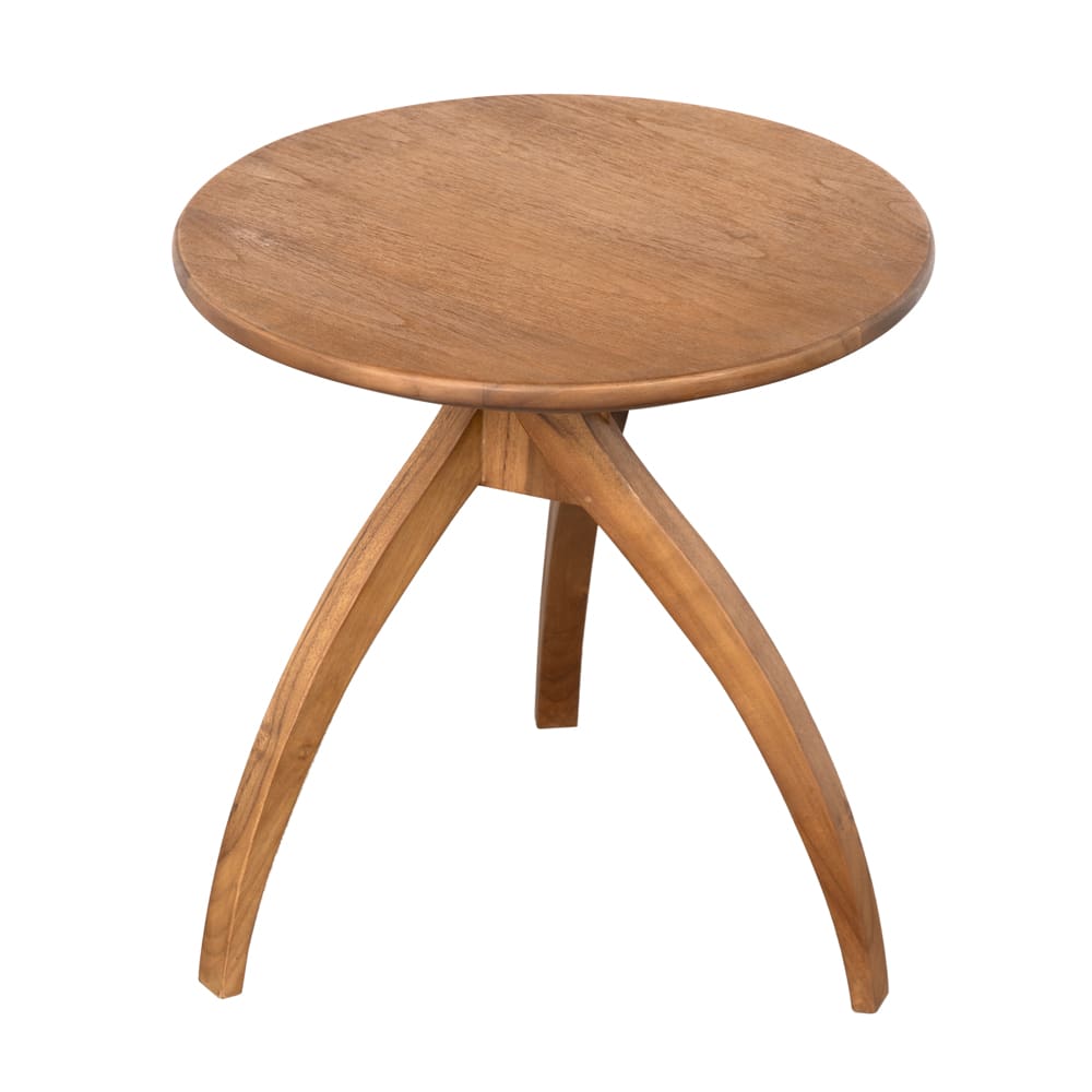 Vikram Side Table, M-Blue Hand Home