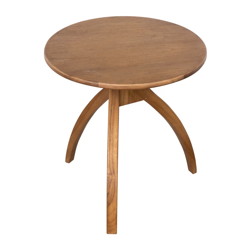 Vikram Side Table, M-Blue Hand Home