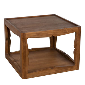 Kabbal Side Table, Low-Blue Hand Home