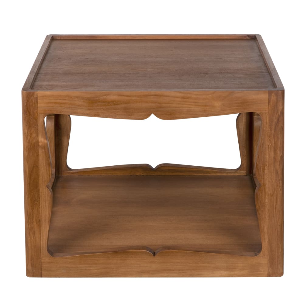 Kabbal Side Table, Low-Blue Hand Home