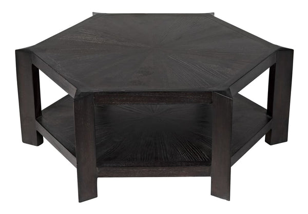 Yuhuda Coffee Table, Sombre Finish by Noir-Blue Hand Home