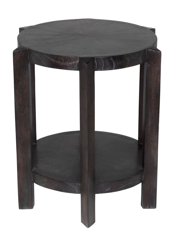 Yuhuda Small Side Table, Sombre Finish by Noir-Blue Hand Home