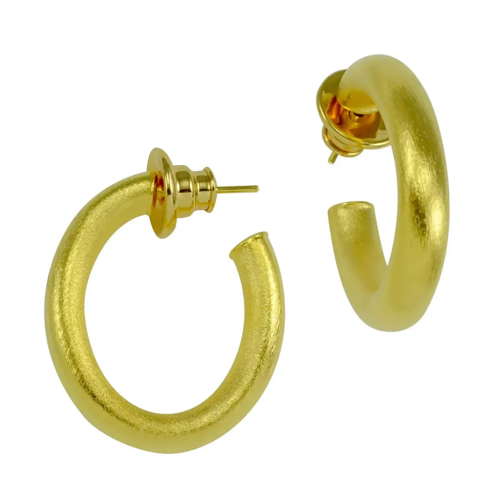 Grasse Hoop Earrings-Blue Hand Home