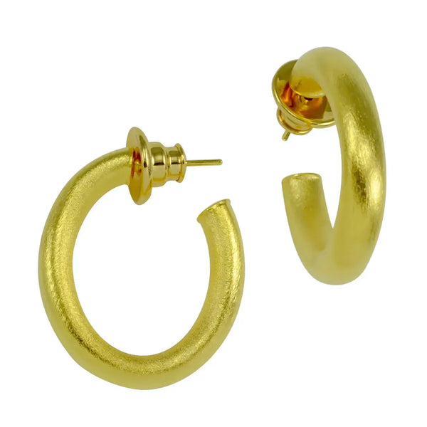 Grasse Hoop Earrings-Blue Hand Home