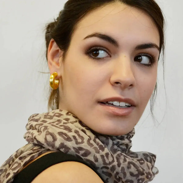 Montpellier Hoop Earrings-Blue Hand Home