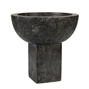 Zeta Bowl-Noir Furniture-Blue Hand Home