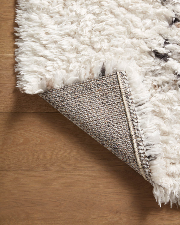 Angela Rose x Loloi Amira Rugs - Ivory / Granite-Blue Hand Home