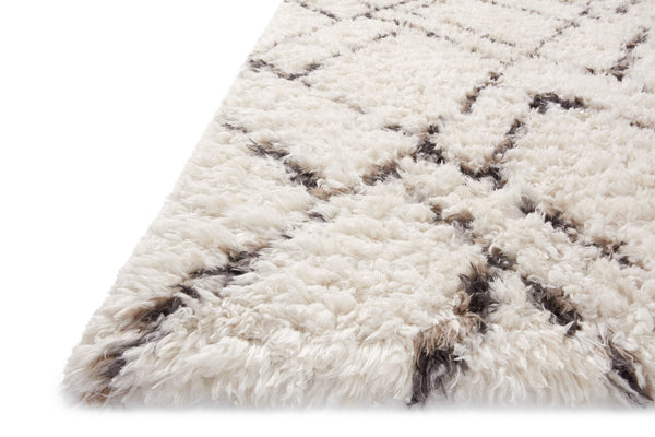 Angela Rose x Loloi Amira Rugs - Ivory / Bark-Blue Hand Home