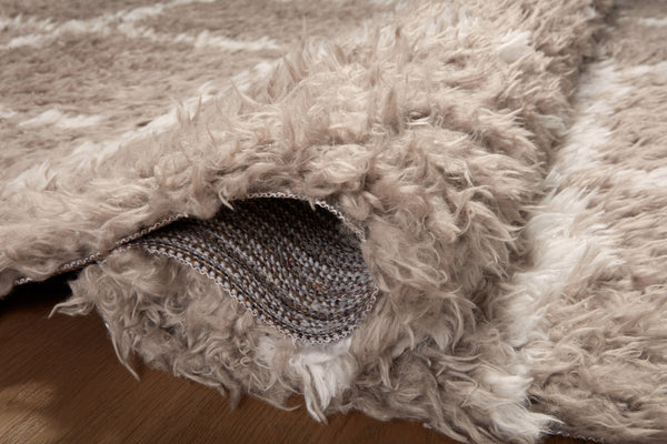 Angela Rose x Loloi Amira Rugs - Khaki / Ivory-Blue Hand Home