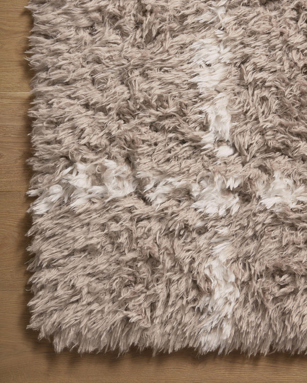 Angela Rose x Loloi Amira Rugs - Khaki / Ivory-Blue Hand Home