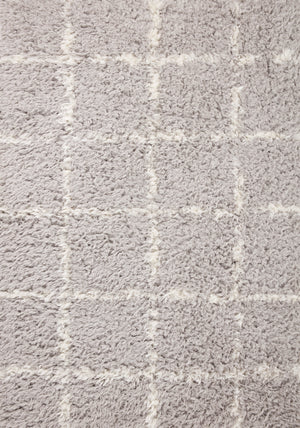 Angela Rose x Loloi Amira Rugs - Silver / Ivory-Blue Hand Home