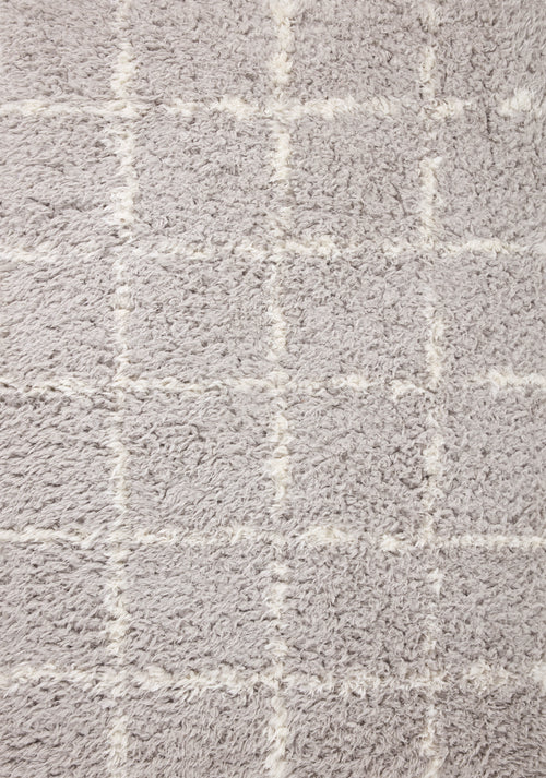 Angela Rose x Loloi Amira Rugs - Silver / Ivory-Blue Hand Home