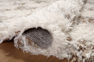Angela Rose x Loloi Amira Rugs - Ivory / Pebble-Blue Hand Home