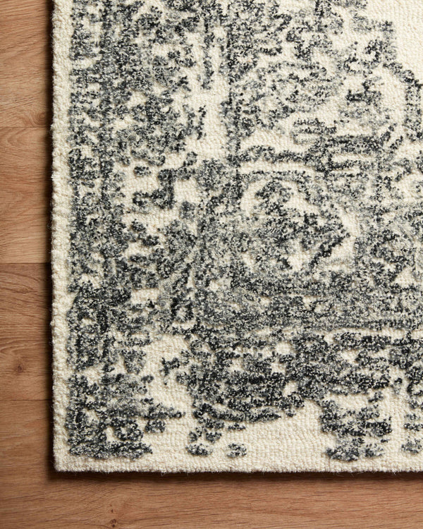 Magnolia Home by Joanna Gaines x Loloi Annie Rug - White / Black-Blue Hand Home