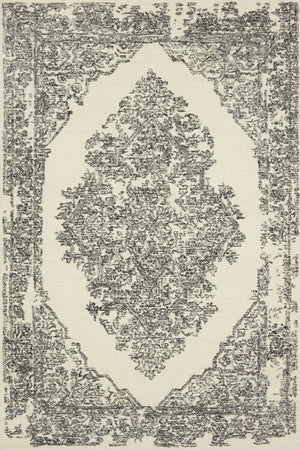 Magnolia Home by Joanna Gaines x Loloi Annie Rug - White / Black-Blue Hand Home