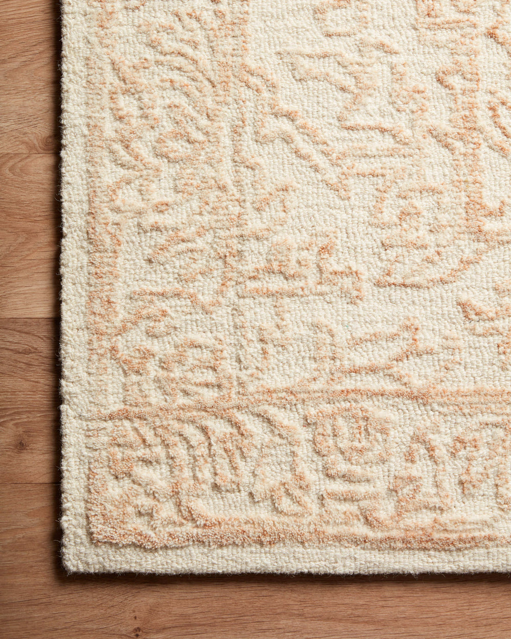 Magnolia Home by Joanna Gaines x Loloi Annie Rug - White / Pink-Blue Hand Home
