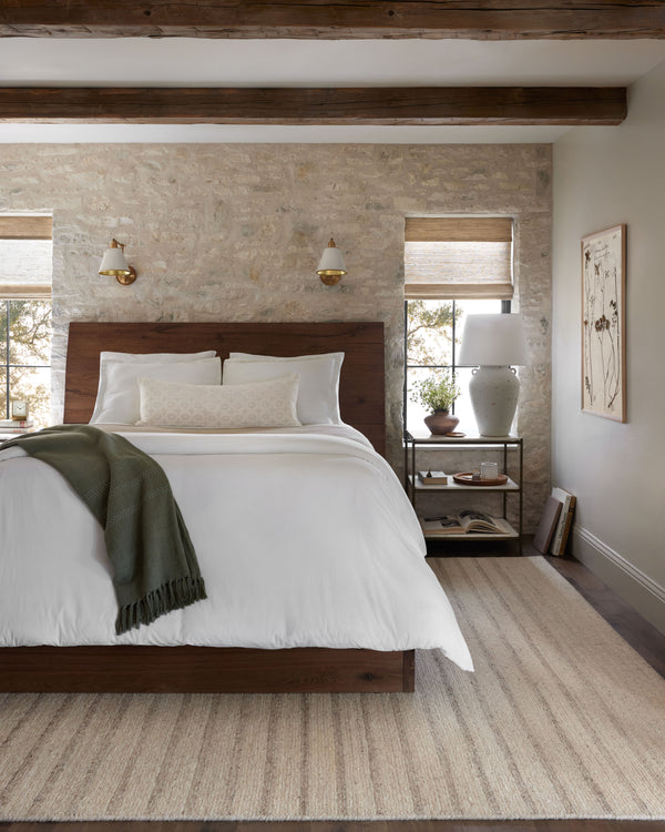 Magnolia Home by Joanna Gaines x Loloi Ashby Rug - Oatmeal / Sand-Blue Hand Home